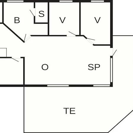 6 Person In Laeso-by Traum Дом отдыха *